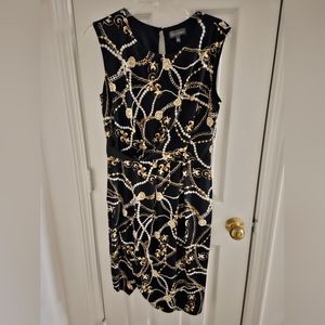Luxology Black and Gold Dress
